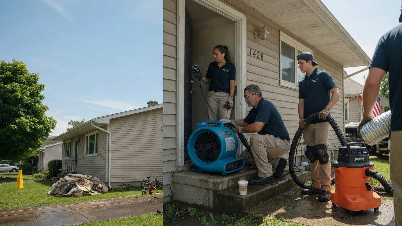 Water Damage Restoration in Fults, IL near me